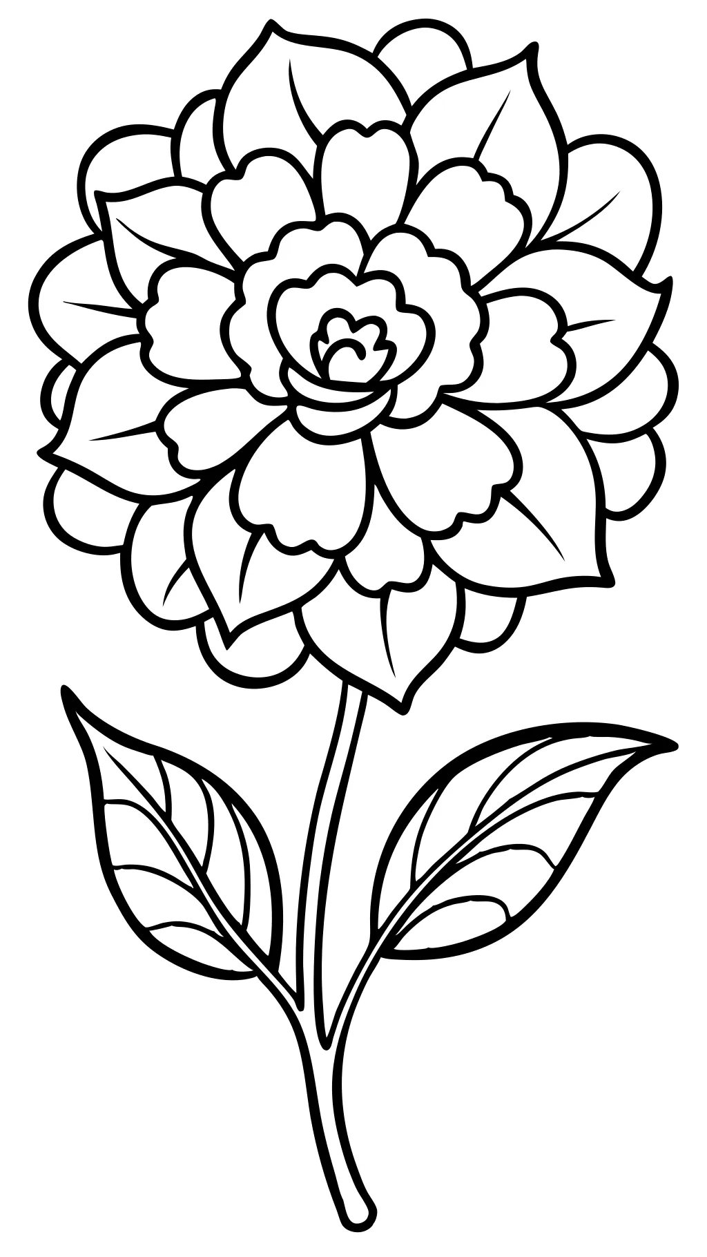 free flower printable coloring pages